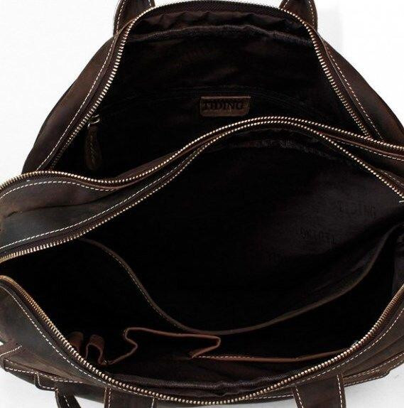 Сумка Vintage 14571 з вінтажної шкіри Коричнева Київ - фото 18