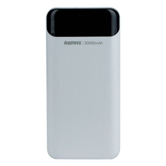 Універсальний мобільний акумулятор Remax Lesu RPP-103 30000 mAh (Білий) Вінниця