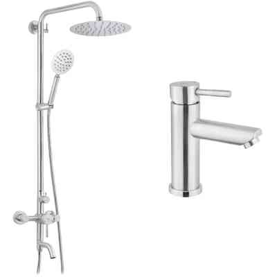 Душовий гарнітур Kroner Edelstahl Klassisch-ESG063 + змішувач Edelstahl Klassisch-ESG010 (CVS30204) Вінниця