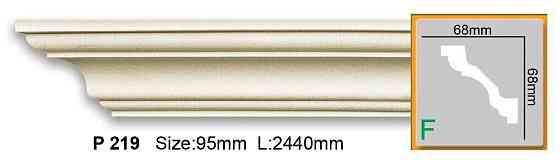 Карниз полиуретановый гладкий Gaudi Decor P 219 Flexi Днепр