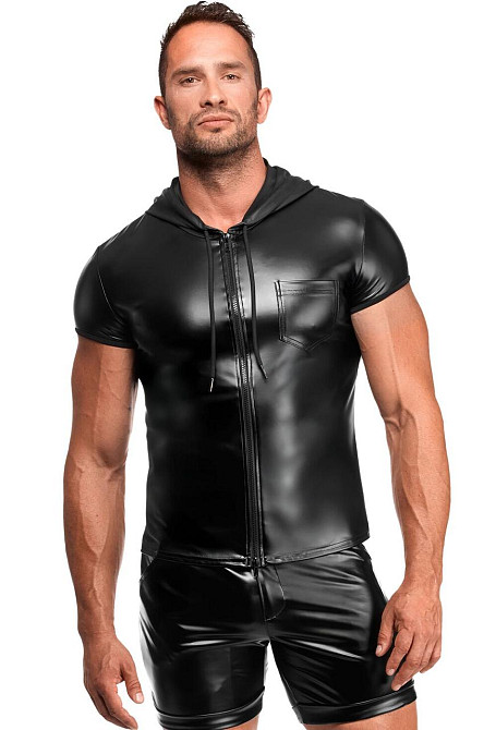 Чоловіча футболка з капюшоном Noir Handmade H085 Vexen hooded T-shirt S Sex Aura Київ - фото 1