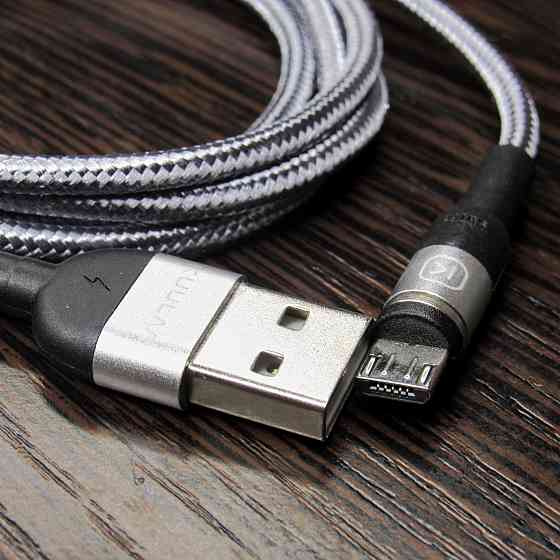 Магнітний кабель KUULAA MicroUsb 1 м Silver Київ