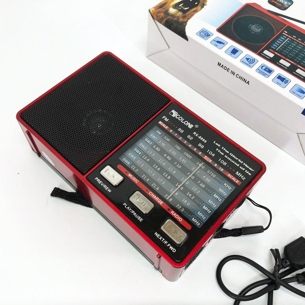 Аналоговий радіоприймач з хорошим звуком, Радіоприймач 220v, Радіо з підтримкою флеш-карт DW-84 Львів - фото 8