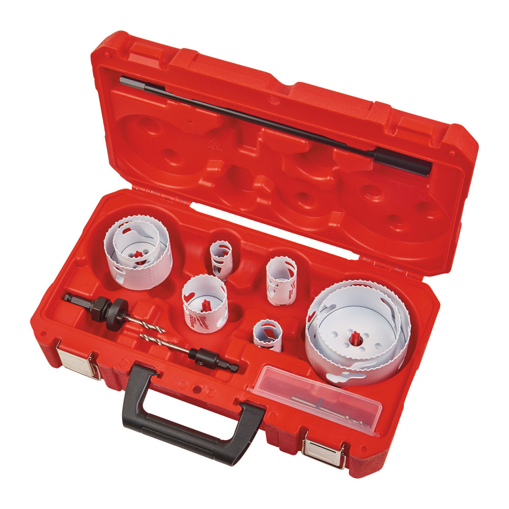 Набір коронок  Bi-Metal HOLE DOZER™ MILWAUKEE, (діам. 25/32/35/51/54/76/92/114мм) (13шт) (кейс) Одеса - фото 1