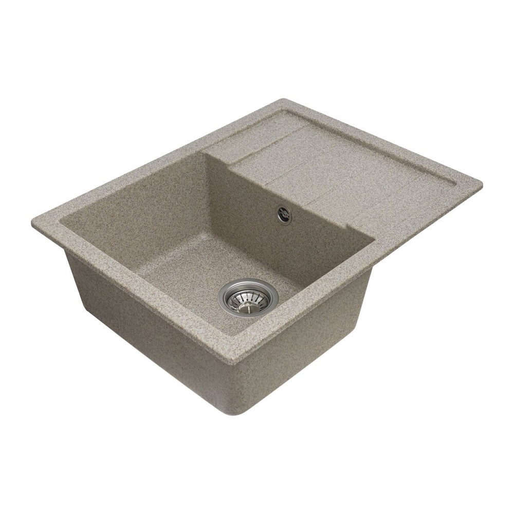 Гранітна мийка для кухні VALESO INTENSO 6550 матова Карамель Коломыя - изображение 8