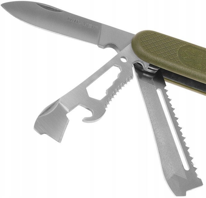 Багатофункціональний Складаний Ніж - Мультитул 7в1 Mil-Tec від Sturm (15340000) Нержавіюча сталь Нововолинськ - фото 5