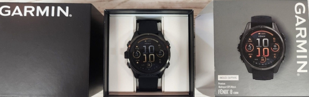 Смарт -Часы Garmin Fenix 8 Amoled Sapphire (нові), 43 мм. Киев - изображение 1