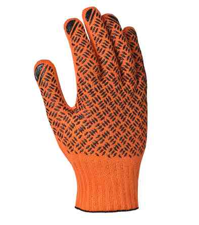 Doloni рукавички захисні трикотажні з ПВХ малюнком, розмір 11, Універсал Профі 4470 Рівне