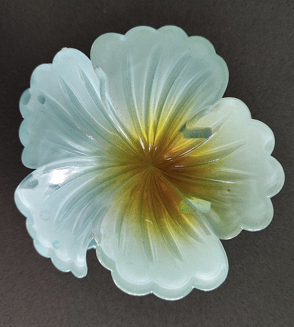 Заколка-крабік квітка Блакитний Смела - изображение 1