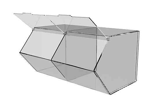 Диспенсер EKOSTAR для мармеладів, снеків, горіхів 2 комірки Київ