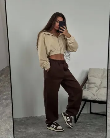 Тёплые женские спортивные штаны — трёхниточный флис Харьков