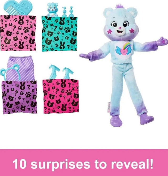 Барби Кукла сюрприз Новая волна Мишка Мечтатель Barbie Cutie Reveal. Харьков - изображение 5