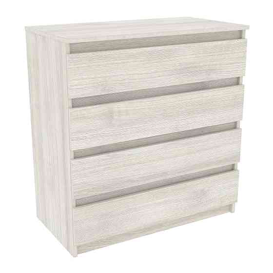 Комод №4, Дуб Шамоні Світлий, 800/450/850 Львів