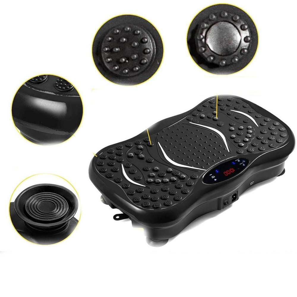 Фитнес-платформа до 150кг + 2 эспандера и пульт / Тренажер с виброплатформой для упражнений на все тело Киев - изображение 6