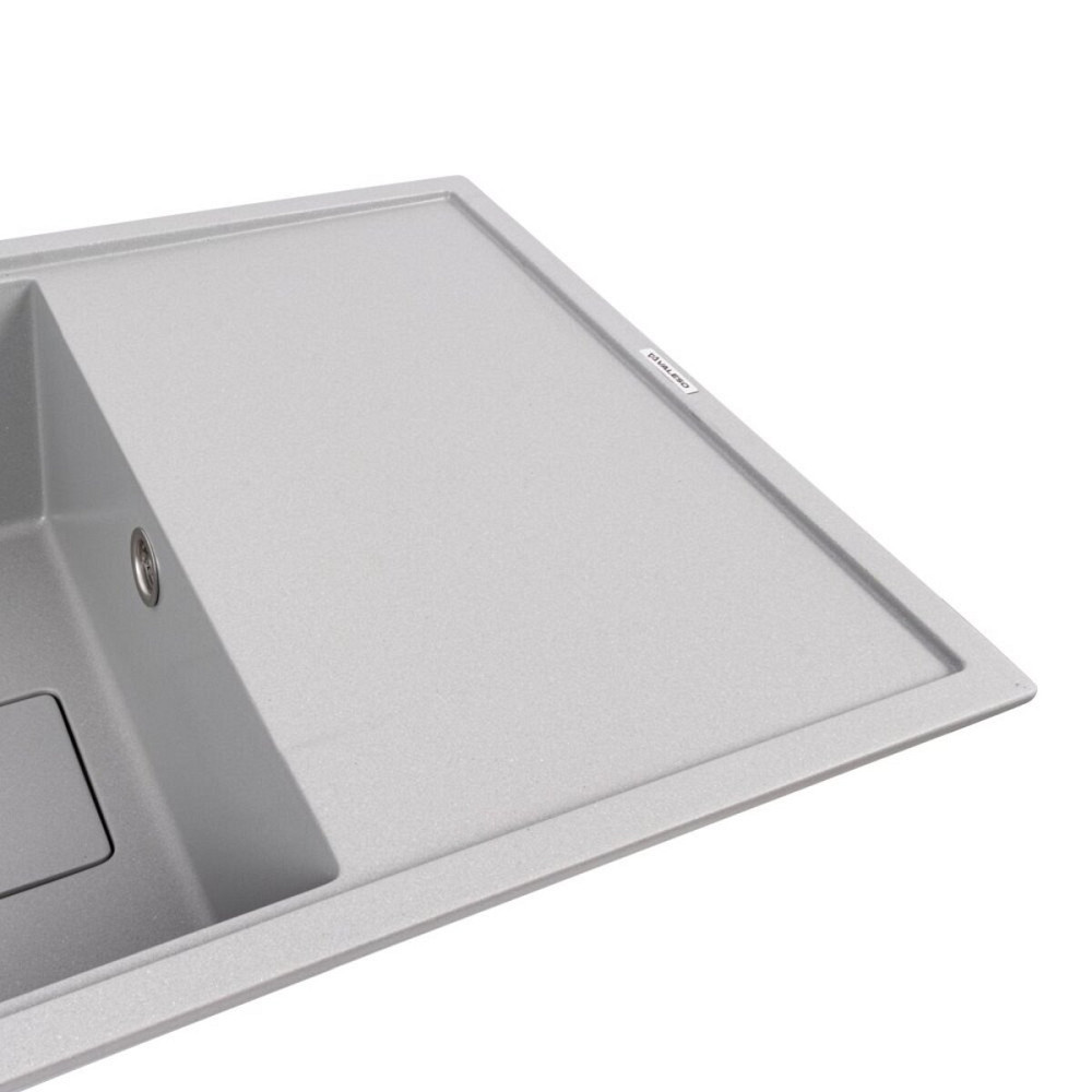 VALESO Гранітна мийка VALESO GALANS 7850 матова Сірий металік Коломыя - изображение 20