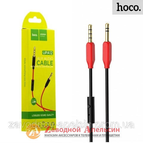 Аудіо кабель AUX Hoco UPA12 мікрофоном Одеса - фото 1