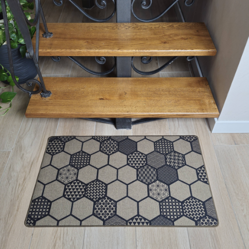 Килимок універсальний для підлоги льон Мозаїка 70*120см Дариана Житомир