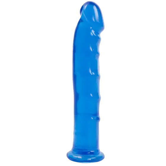 Фалоімітатор Doc Johnson Jelly Jewels Dong & Suction Cup Blue, діаметр 3,6 см, антибактеріальний ПВХ Львів