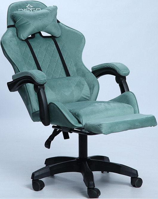 Крісло геймерське DIEGO ALCANTARA Sage green Київ - фото 6