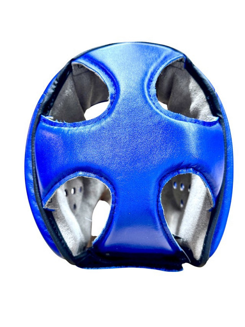 Шолом боксерський відкритий з посиленим захистом верхівки шкіра BOXER 2032 М-XL Вишнёвое - изображение 5