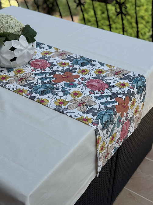Ecotton Ранер доріжка Ecotton DUCK 45x170 см для обіднього столу водовідштовхувальна в квітках Коломыя - изображение 9