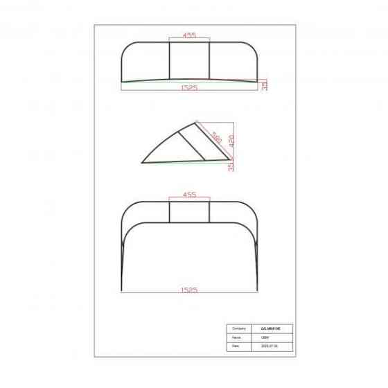 Ветровое стекло Обь M , материал АКРИЛ Киев