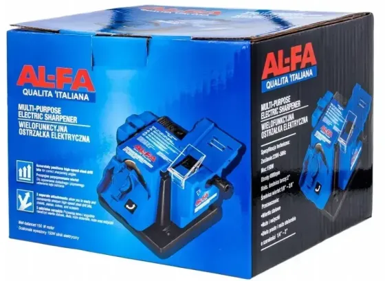 Точило AL-FA для ножів і свердел, 150 Вт, компактне, Італія Львів