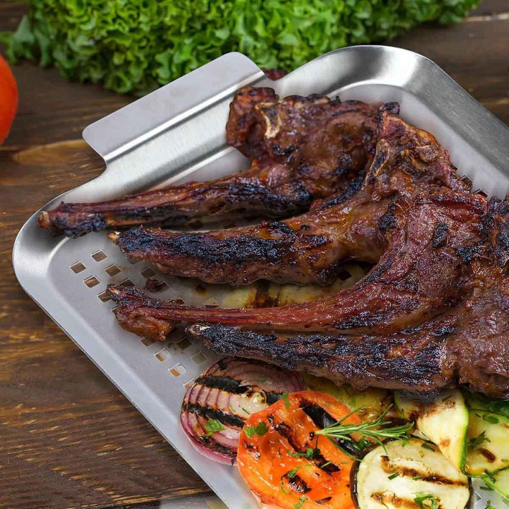 Перфорований вок-деко 41,8 x 2,5 x 25,3 см GRILLI 777625 Код: 013399 Рівне - фото 5