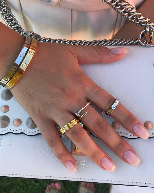 Браслет Cartier з викруткою | покриття білим золотом AU750 | красива подарункова упаковка - коробочка з оксамитом та пакет Одеса - фото 18
