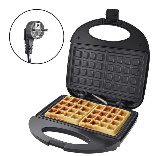 Вафельниця DOMOTEC MS-7705 750Вт квадратна (Чорний) 4115 Одеса - фото 1