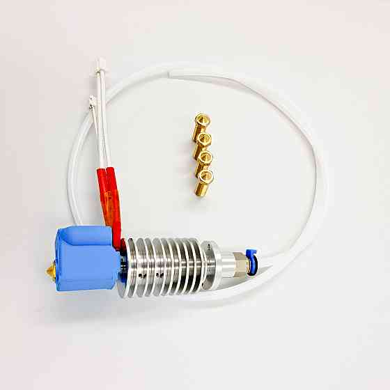 Хотенд KINGROON E3D V5-vyper  с радиатором для 3d принтера Anycubic Vyper плюс носок и 4 сопла Киев