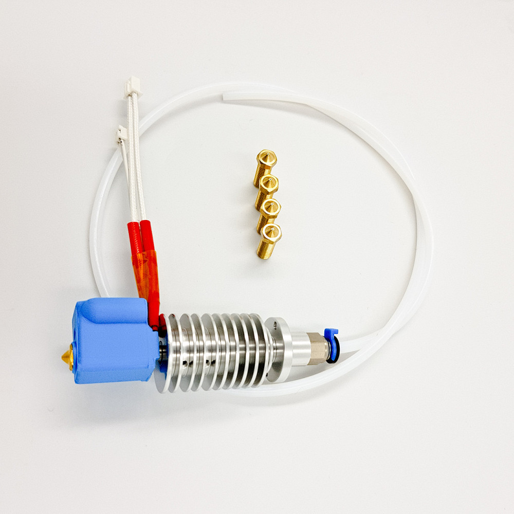 Хотенд KINGROON E3D V5-vyper  с радиатором для 3d принтера Anycubic Vyper плюс носок и 4 сопла Киев - изображение 1