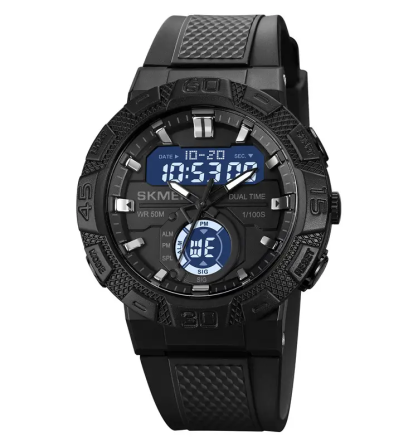 Чоловічий спортивний годинник Skmei 1881 (Чорний з чорним) Київ