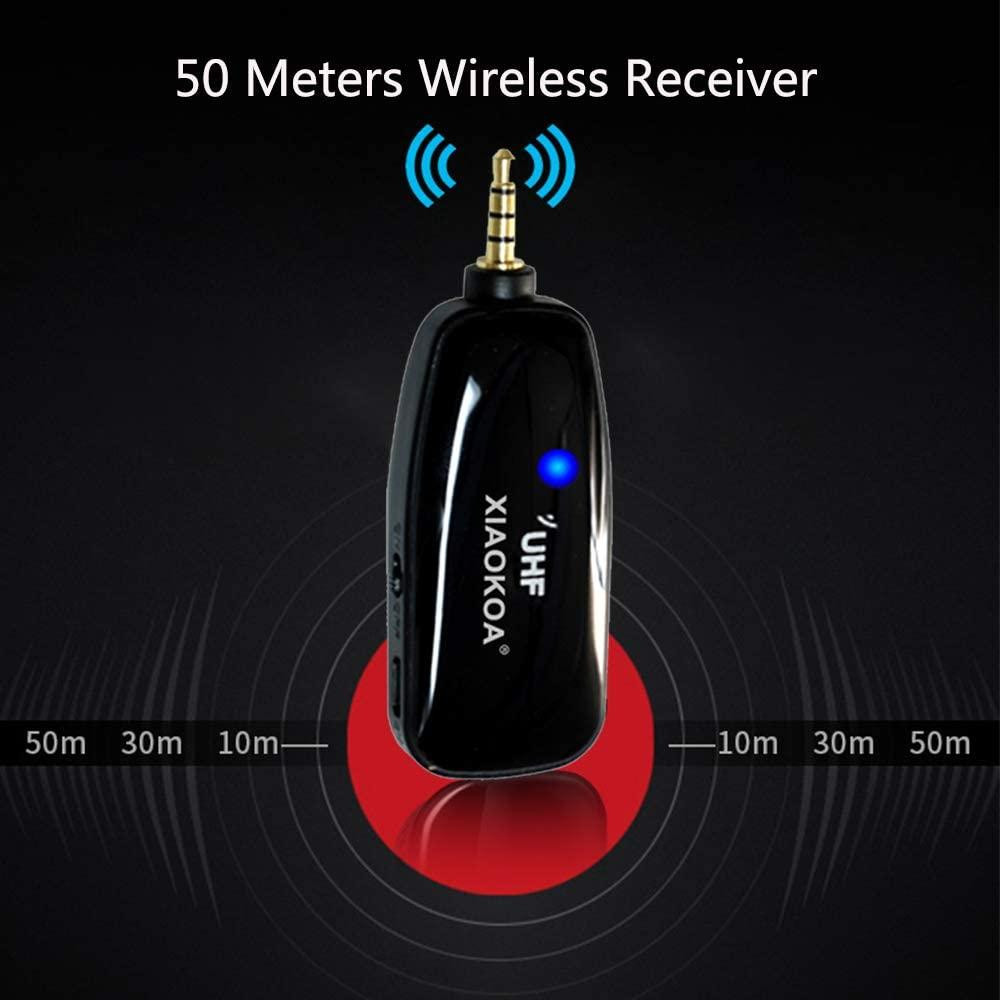 Беспроводной петличный микрофон XIAOKOA N81-UNF UHF, до 50 м, 48 кГц, 5–6 ч, для смартфона и камеры Киев - изображение 11