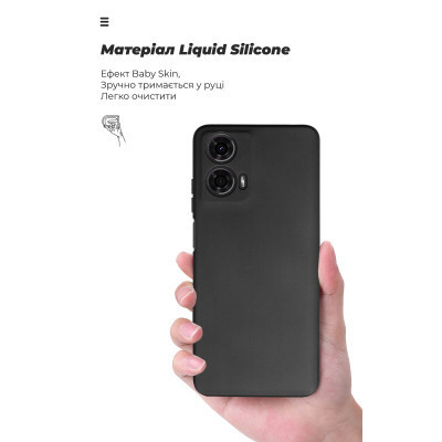 Чехол для мобильного телефона Armorstandart ICON Case Motorola G24 Camera cover Black (ARM74300) Винница - изображение 7