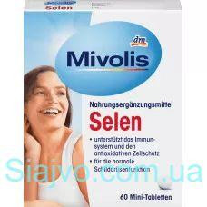 Селен, мини-таблетки Mivolis, 60 шт (Германия) Mivolis Selen, Mini-Tabletten, 60 St Львов - изображение 1