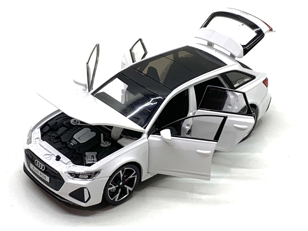 Машина TK Union Group Ауді A6 металопластик 1:32 звук світло інерція Біла (ТК-10206) Чернігів - фото 6