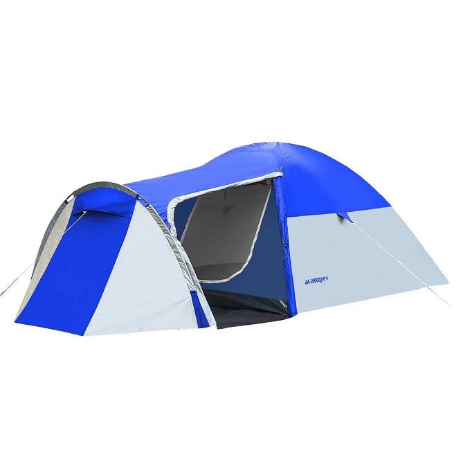 Намет туристичний чотиримісний 3000 мм Acamper MONSUN 4 кемпінговий Синій Київ - фото 2