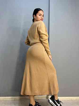 Спідниця жіноча My fashion 2024402 трапеція косичка довга one size, карамель, one size Одеса