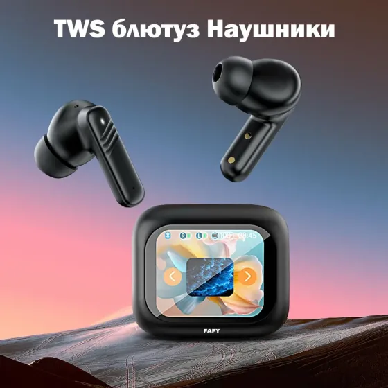Бездротові навушники LX10 TWS Earbuds з LED дисплеєм до 4 годин безперервної роботи, заряджання 1.5  Київ