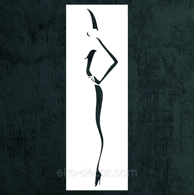 Декоративне настінне Панно «Силует жінки», Декор на стіну Київ - фото 6