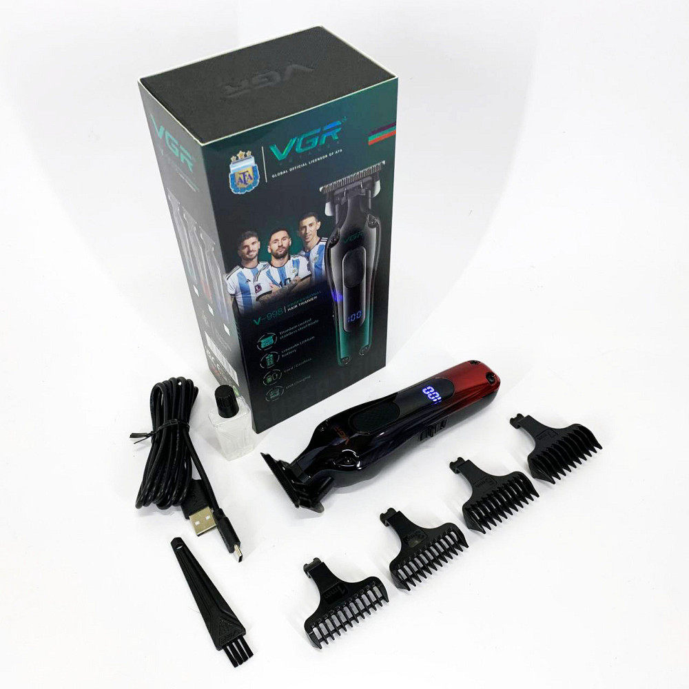 Професійна машинка для стрижки волосся в салон VGR V-998, Машинка для стрижки волосся і гоління JW-54 Івано-Франківськ - фото 2