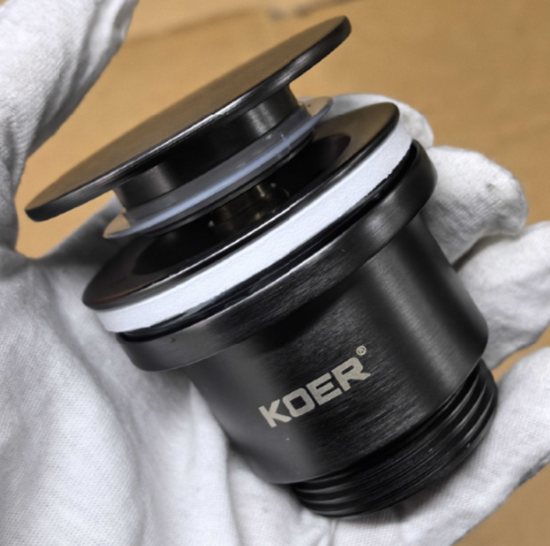 Донний клапан для раковини Koer PW-11-07 1 1/4''  універсальний  СLICK-СLACK  ( 14903 ) Харків - фото 4