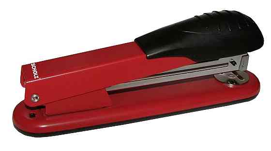 Степлер металевий №24/6-26/6 (30 арк.) "Scholz" 85 мм. червоний, 4024-01SCH, шт Київ