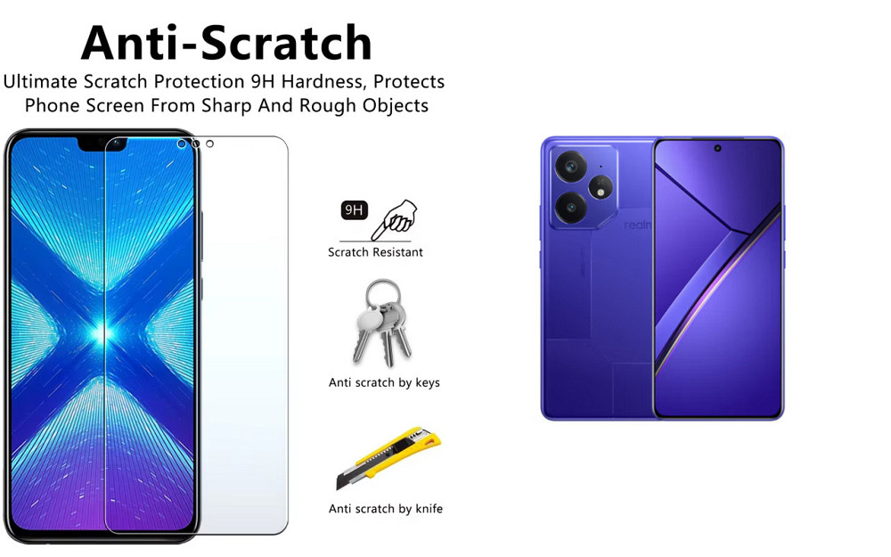 Защитное стекло NeoGlass для realme Neo7 – ультрапрозрачное и устойчивое Киев - изображение 1