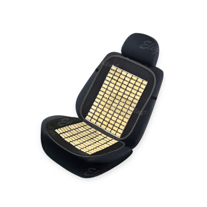 Накидка сиденье плоская массажная косточка 44х 94см черная на Мукачево - изображение 1