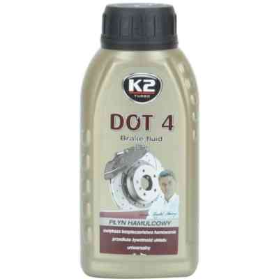 Гальмівна рідина K2 Turbo Brake Fluid DOT 4 0,25 л (T124) Вінниця