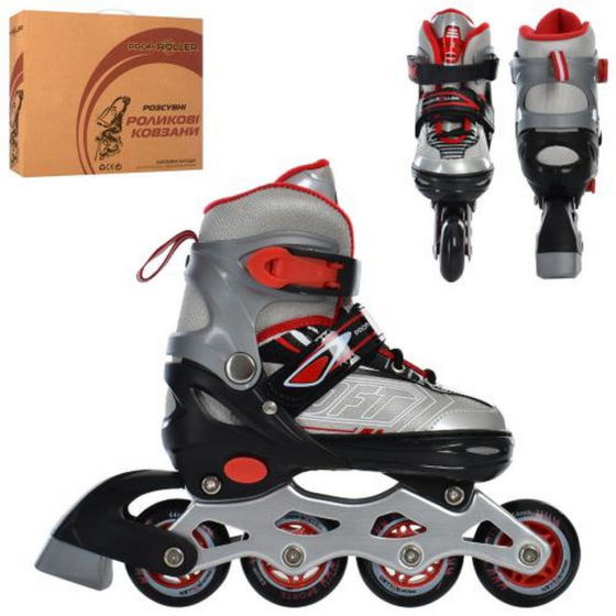 Ролики A 4147-SR (31-34) шнурівка+бакля, алюмінієва рама, колеса ПУ Вінниця