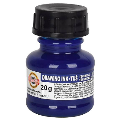 Туш для креслення Koh-i-Noor 20г синя (1417007) Вінниця - фото 1