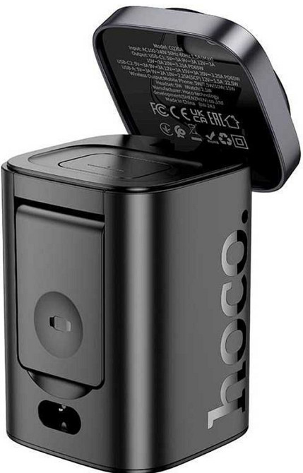 Беспроводная зарядка Qi HOCO CQ20A 65Вт мощная многофункциональная. Харьков - изображение 3